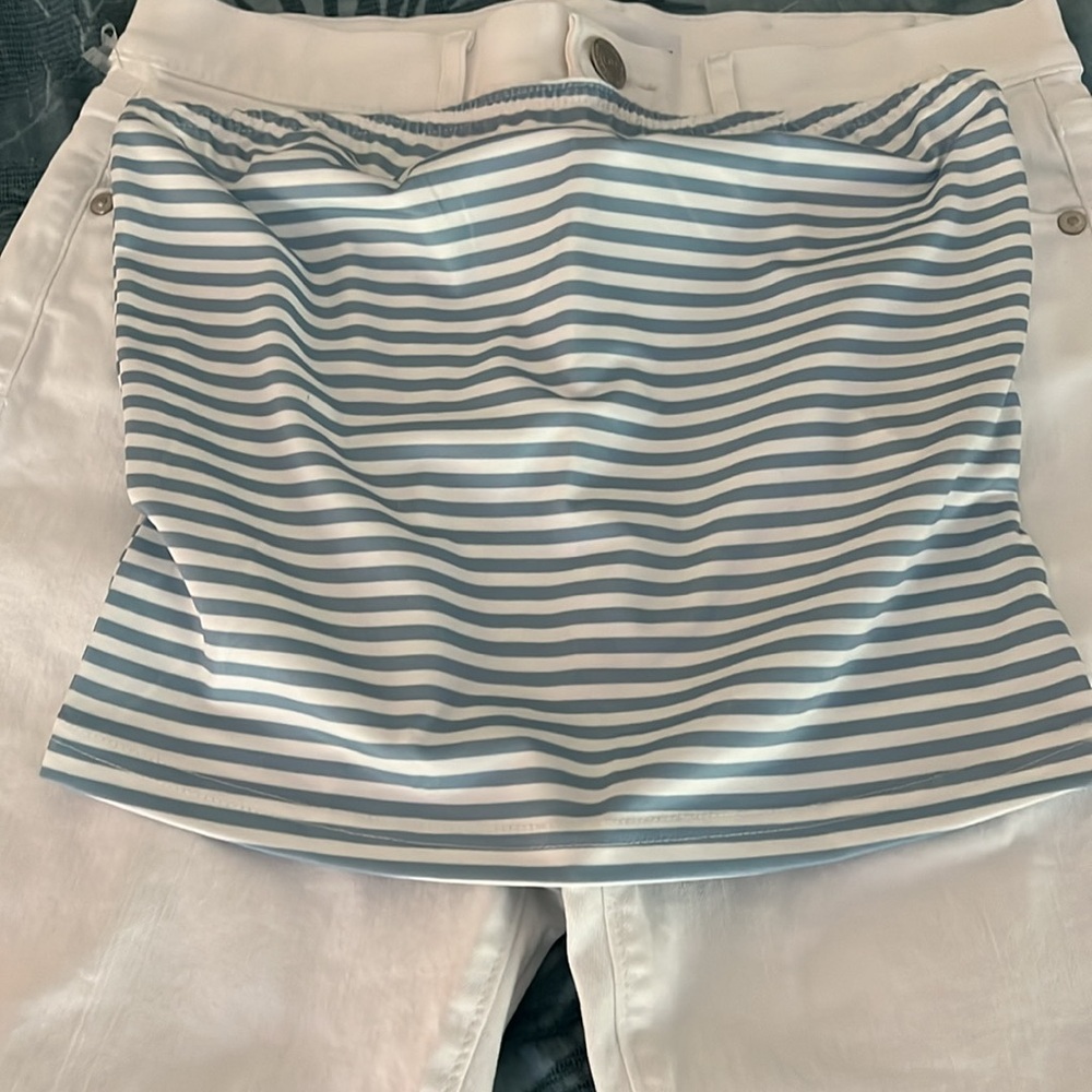 Loft distressed white jeans - Picture 2 of 14